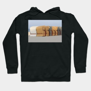 Beach chairs in the evening Hoodie